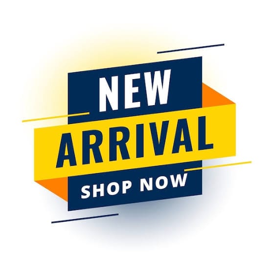 New arrival banner