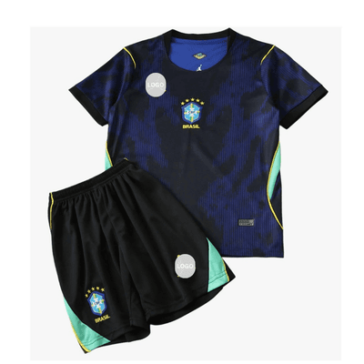 Kids Boy Premium Brazil Football World Cup 2026 (HOME / AWAY) Jersey Set (1 to 6 years)_img_5