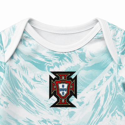 PRE-ORDER-Baby Portugal World Cup 2026 Away Jersey Romper Dress - Soft Cotton Football Jersey Bodysuit (0 to 12 months)_img_4