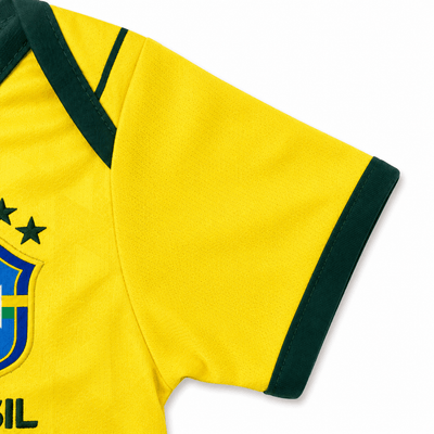 Baby Brazil World Cup 2026 Home Jersey Romper Dress - Soft Cotton Football Jersey Bodysuit (0 to 12 months)_img_5