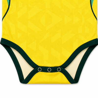 Baby Brazil World Cup 2026 Home Jersey Romper Dress - Soft Cotton Football Jersey Bodysuit (0 to 12 months)_img_4