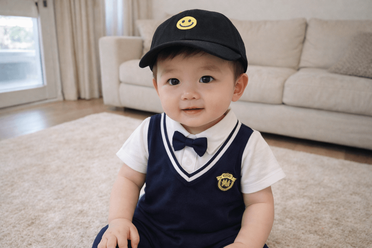 Baby Summer Cotton Bow Tie Romper Dress Only (0 to 18 months)