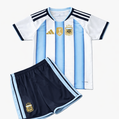PRE-ORDER - Kids Boy Premium Argentina Football World Cup 2026 Jersey Set (1 to 6 years)_img_1