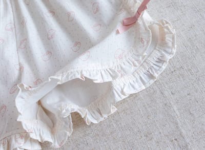 Kids Cute Pink Kitty Girls Summer Lounge Set – Sleeveless Ribbed Top & Ruffle Shorts Set ( 6 months to 6 years)_img_10