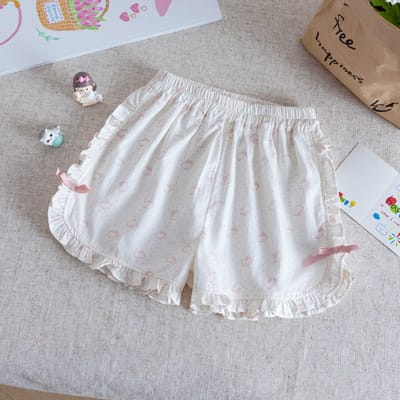 Kids Cute Pink Kitty Girls Summer Lounge Set – Sleeveless Ribbed Top & Ruffle Shorts Set ( 6 months to 6 years)_img_3