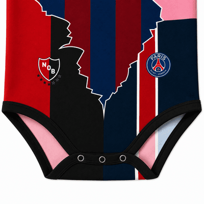 PRE-ORDER - Lionel Messi (LM10) Fusion Baby Football Jersey Romper - Soft Cotton Football Jersey Bodysuit (0 to 12 months)_img_7